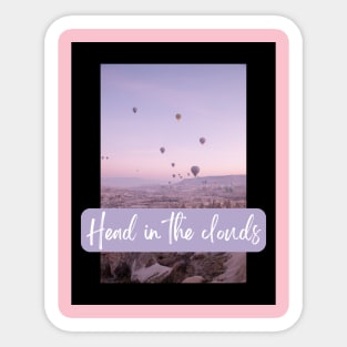 Head in the clouds Sticker